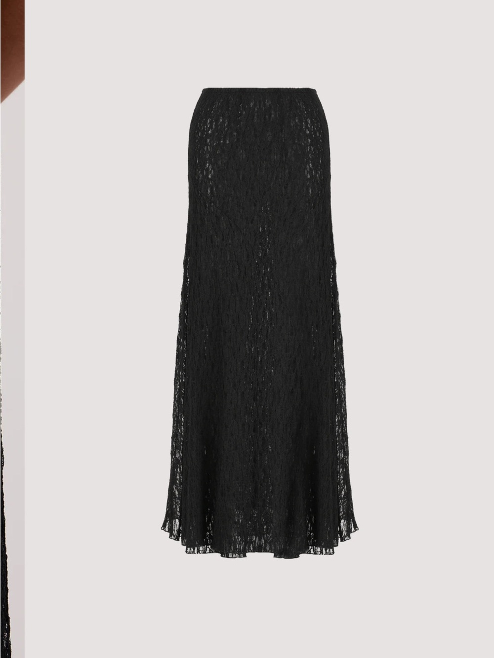 Dissh Lizzie black layered lace midi skirt